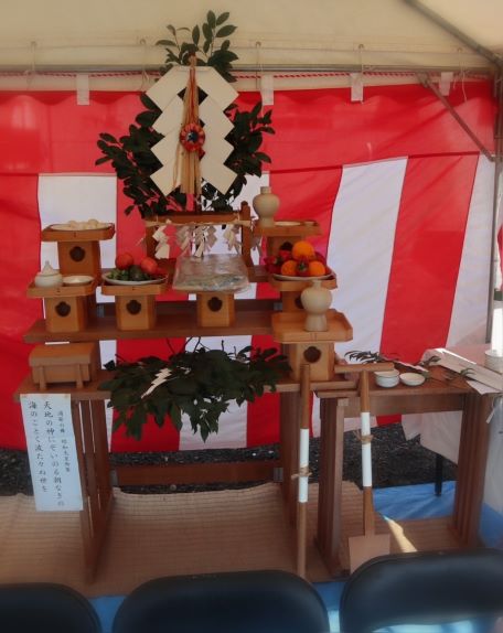 尼崎市にてℕ様邸、地鎮祭を執り行いました☺